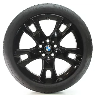 BMW 1er F70 Winterräder M Sternspeiche 968 Goodyear 195/50R18 DOT24 5A45271 - Bild 1