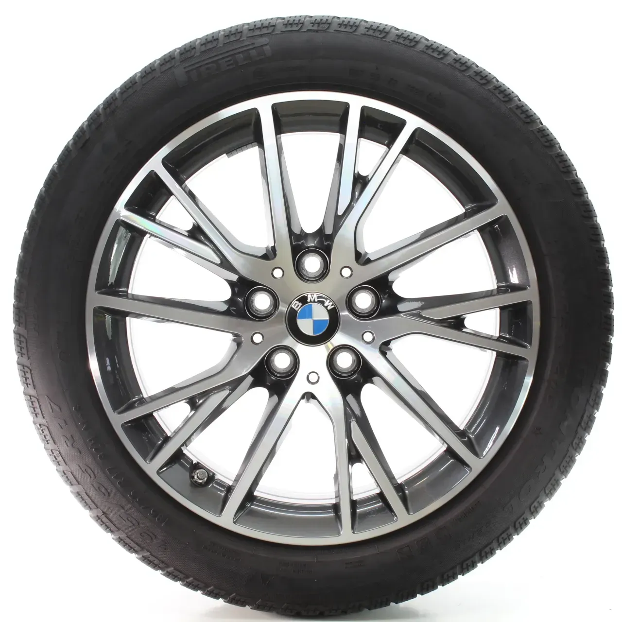 BMW 1er F40 2er F44 Winterräder Y-Speiche 489 Pirelli 195/55R17 DOT23 7849122 - Bild 1