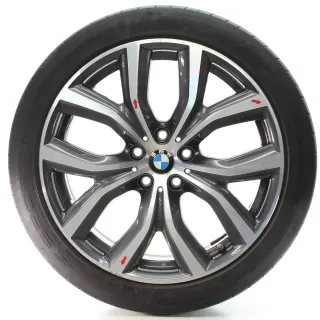 BMW X1 F48 X2 F39 Sommerräder Y-Speiche 511 Orbitgrey Dunlop 225/45R19 6851785 - Bild 2