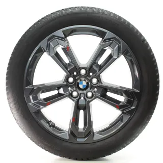 BMW X1 U11 X2 U10 Winterräder Doppelspeiche 1041 Hankook 195/55R19 DOT24 5A661A8 - Bild 3