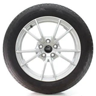 Audi A5 B10 FU Winterräder 5-Doppelspeichen Goodyear 215/55R17 DOT24 8B3601025A - Bild 2