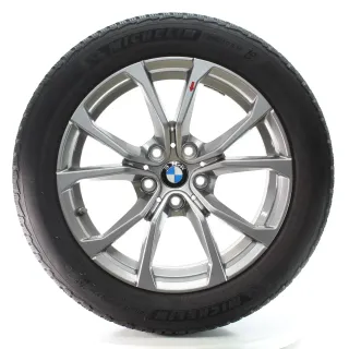 BMW 3er G20 G21 Winterräder V-Speiche 776 Ferricgrey Michelin 225/50R17 6883518 - Bild 3