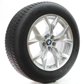 BMW X3 G45 Winterräder Y-Speiche 921 Refined Silver 225/60R18 104H DOT25 5A6F0F9 - Bild 6