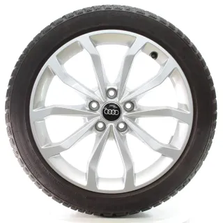 Audi A4 S4 8W Winterräder 5-V-Speichen Design Bridgestone 225/45R18 8W0601025ED - Bild 1