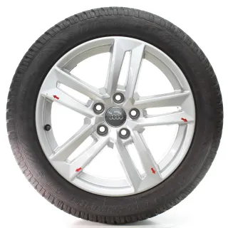 Audi A4 S4 8W Winterräder 5-Parallelspeichen Dunlop 225/50R17 DOT25 8W0601025P - Bild 4