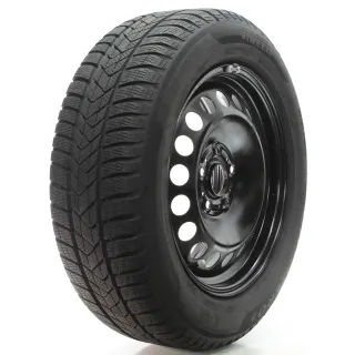 VW Touran 5T1 Winterräder Stahl Pirelli 205/60R16 96H DOT25 5QA601027C/E - Bild 6