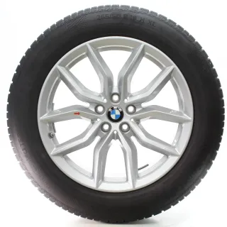 BMW X5 G05 X6 G06 Winterräder V-Speiche 734 Continental 265/50R19 DOT22 6880685 - Bild 2
