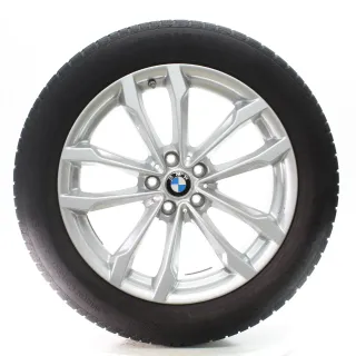 BMW X3 F97 X4 F98 Winterräder V-Speiche 691 Continental 245/50R19 DOT23 6877325 - Bild 4