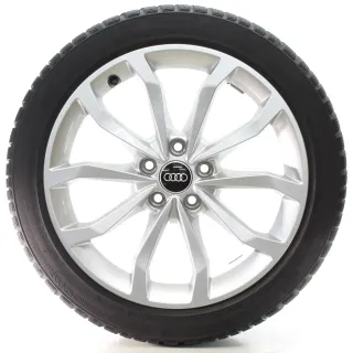 Audi A4 S4 8W Winterräder 10-Speichen V-Design 225/45R18 95H DOT22 8W0601025ED - Bild 4