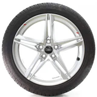 Audi A4 S4 8W Winterräder 5-Doppelspeichen-Stern-Design 245/40R18 8W0601025EC - Bild 2