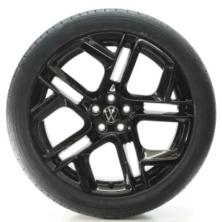 VW T-Cross Taigo Sommerräder York Schwarz Hankook 215/45R19 DOT24 2GM601025AM - Bild 2