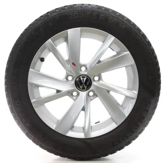 VW Golf 7 8 VII VIII 5H Winterräder Gavia Semperit 205/55R16 DOT25 5H0071496 - Bild 2