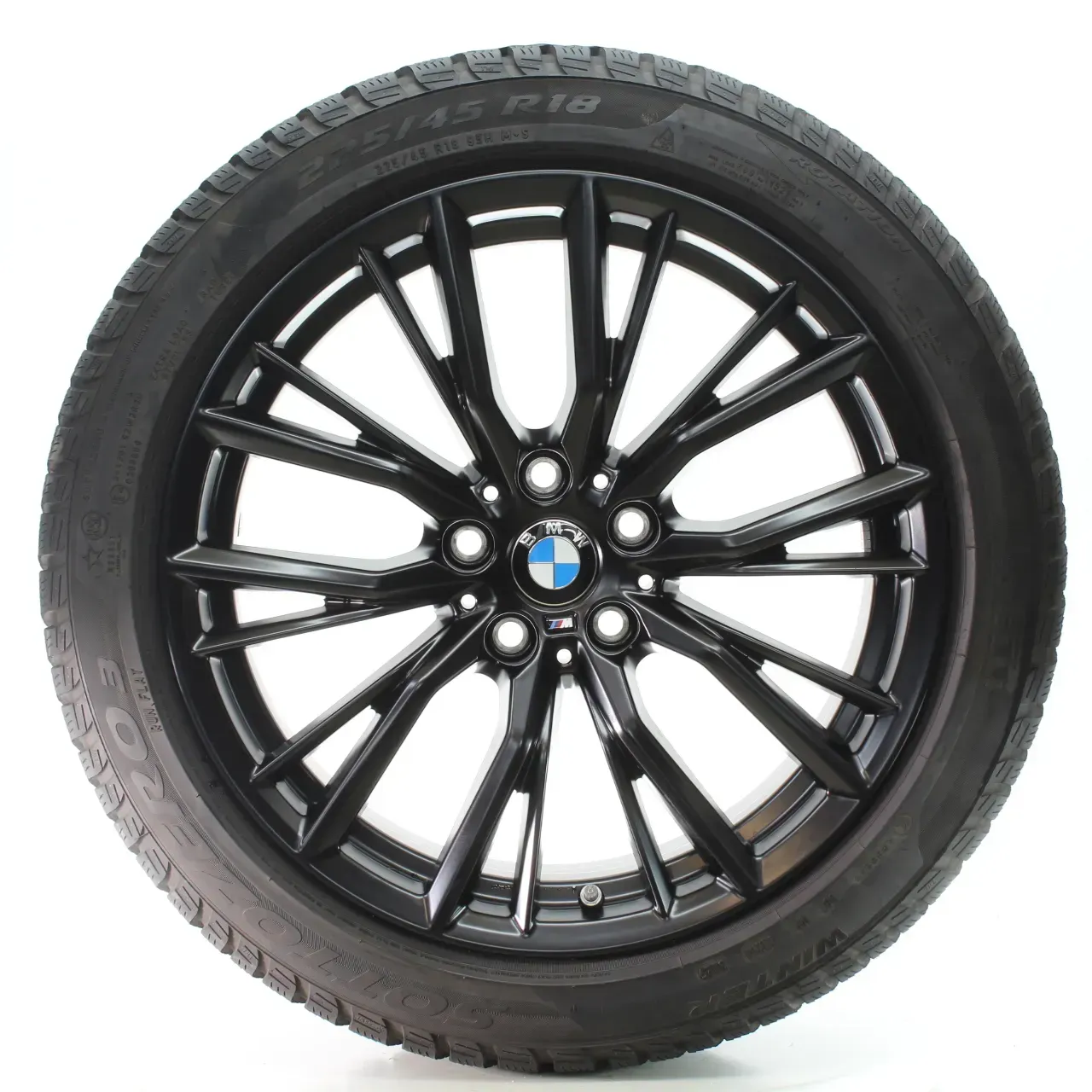 BMW 3er G20 G21 Winterräder Doppelspeiche 796 M Pirelli 225/45R18 DOT25 6885305 - Bild 1