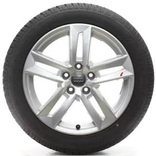 Audi A4 S4 8W Winterräder 5-Parallelspeichen Dunlop 225/50R17 DOT24 8W0601025P - Bild 3