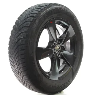 Skoda Fabia IV PJ Winterräder 5-Speichen Grau Semperit 185/65R15 88T 6VA601025 - Bild 6