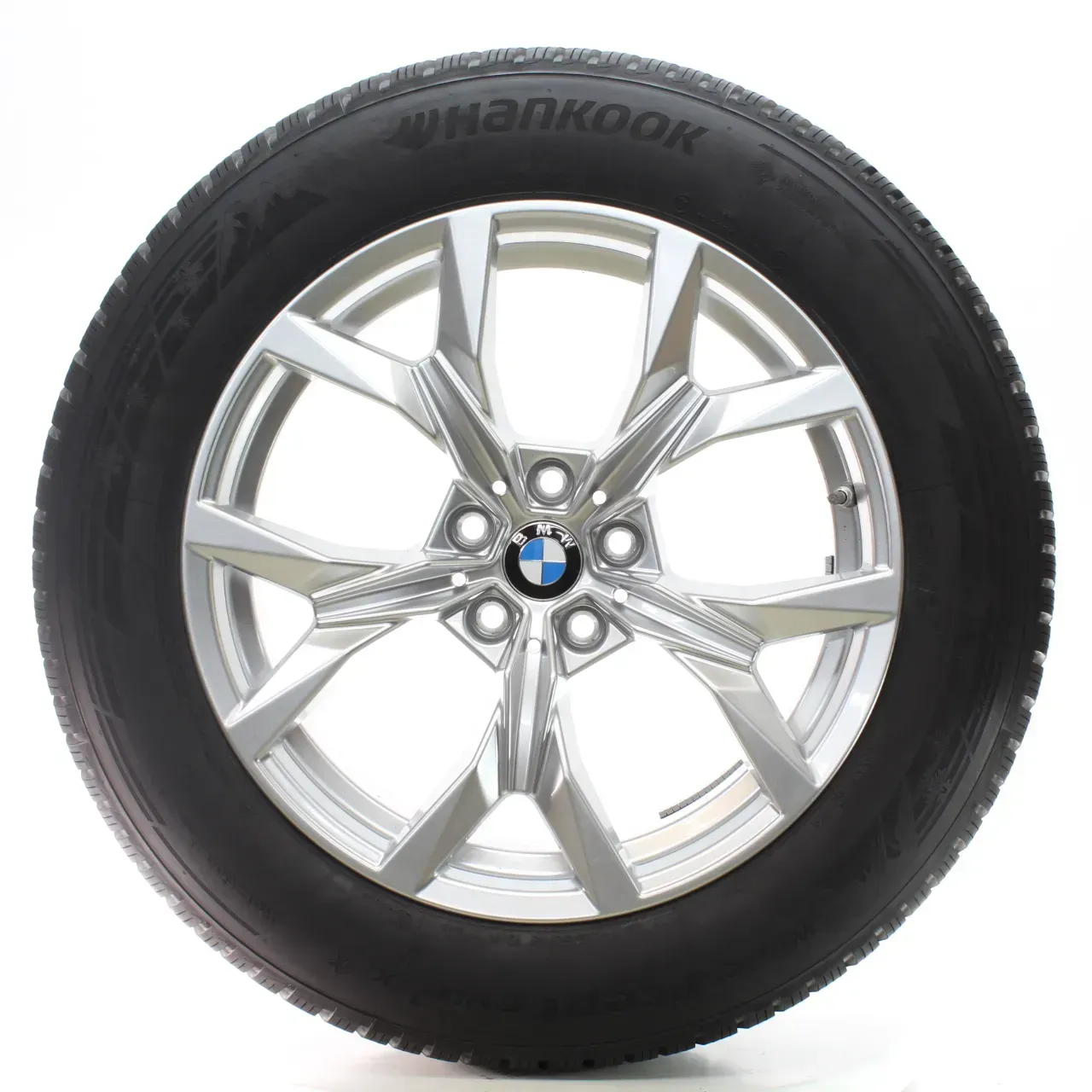 BMW X3 G45 Winterräder Y-Speiche 921 Refined Silver Hankook 225/60R18 DOT24 - Bild 1