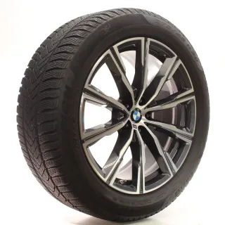 BMW X5 G05 X6 G06 Winterräder Sternspeiche 740 M Pirelli 275/45R20 DOT24 8071996 - Bild 6