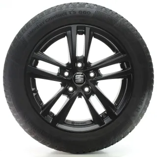 Seat Leon 5F 5KL Winterräder Abrera II Continental 205/55R16 SE026516 KBA51097 - Bild 3
