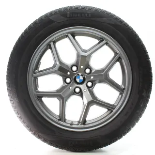 BMW 5er G60 G61 Winterräder Y-Speiche 932 Pirelli 225/55R18 DOT25 102H 5A324D5 - Bild 1