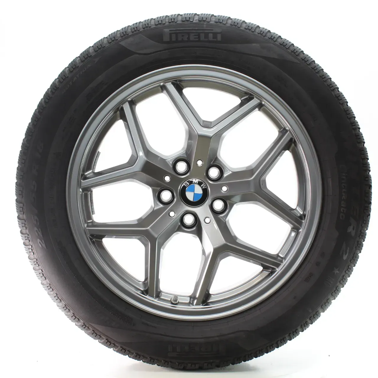 BMW 5er G60 G61 Winterräder Y-Speiche 932 Pirelli 225/55R18 DOT25 102H 5A324D5 - Bild 1