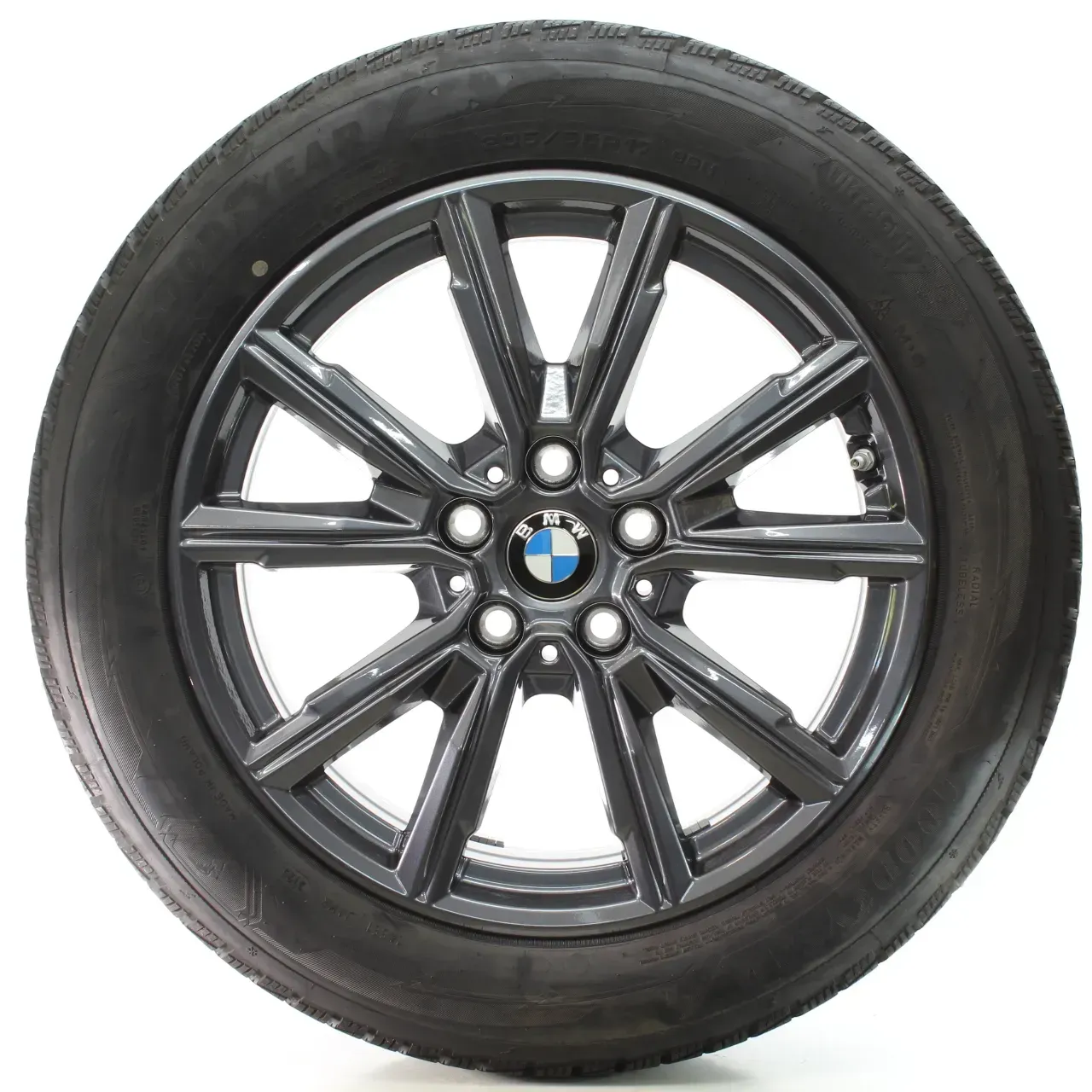 BMW 1er F70 2er F74 Winterräder V-Speiche 967 Goodyear 205/55R17 DOT25 5A45270 - Bild 1