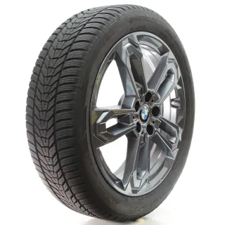 BMW X1 U11 X2 U10 Winterräder Doppelspeiche 1041 Hankook 195/55R19 DOT24 5A661A8 - Bild 6