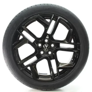 VW T-Cross Taigo Sommerräder York Schwarz Hankook 215/45R19 DOT24 2GM601025AM - Bild 3