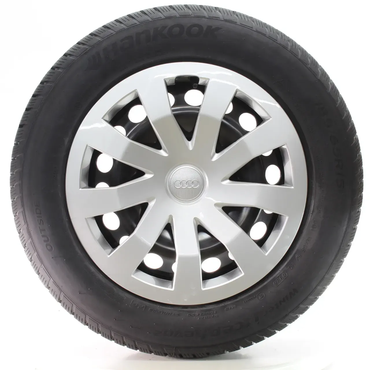 Audi A1 GB VW Polo 2G Winterräder Stahl Hankook 185/65R15 92H DOT25 2Q0601027AG - Bild 1