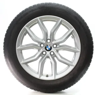 BMW X5 G05 X6 G06 Winterräder V-Speiche 734 Continental 265/50R19 DOT22 6880685 - Bild 1