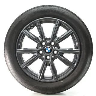 BMW 1er F70 2er F74 Winterräder V-Speiche 967 Goodyear 205/55R17 DOT25 5A45270 - Bild 1