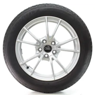 Audi A5 B10 FU Winterräder 5-Doppelspeichen Goodyear 215/55R17 DOT24 8B3601025A - Bild 3