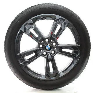 BMW X1 U11 X2 U10 Winterräder Doppelspeiche 1041 Hankook 195/55R19 DOT24 5A661A8 - Bild 2