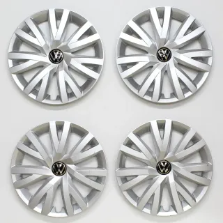 VW Golf 7 8 Radkappen 16 Zoll Radblenden Radzierblenden Original 5H0601147C 4Stk - Bild 1