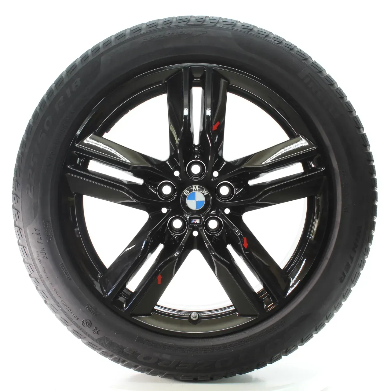BMW X1 F48 X2 F39 Winterräder M Doppelspeiche 570 Pirelli 225/50R18 7850456 - Bild 1