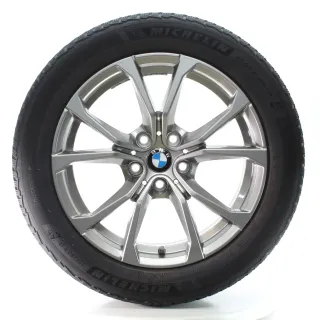 BMW 3er G20 G21 Winterräder V-Speiche 776 Ferricgrey Michelin 225/50R17 6883518 - Bild 4