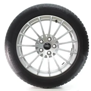 Audi A5 S5 F5 Winterräder 15-Speichen Barum Conti 225/50R17 DOT23 8W0601025AE - Bild 4