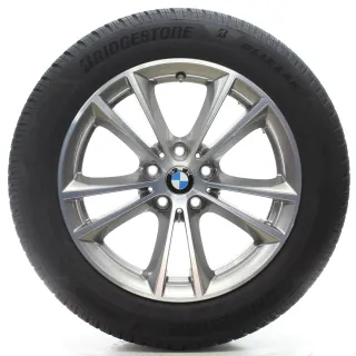 BMW 5er G30 G31 Winterräder V-Speiche 631 Bridgestone 225/55R17 DOT25 6863417 - Bild 1