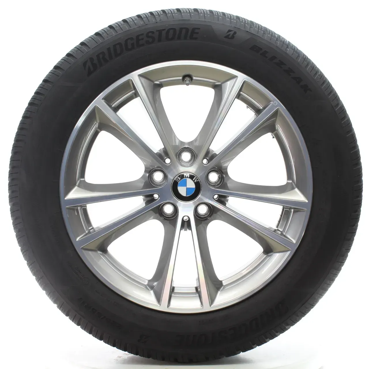 BMW 5er G30 G31 Winterräder V-Speiche 631 Bridgestone 225/55R17 DOT25 6863417 - Bild 1