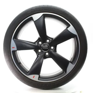 Audi Q3 8UB Sommerräder Rotor Schwarz Matt Dunlop 255/35R20 DOT23 8U0601025L - Bild 4