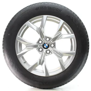 BMW X3 G45 Winterräder Y-Speiche 921 Refined Silver 225/60R18 104H DOT25 5A6F0F9 - Bild 1