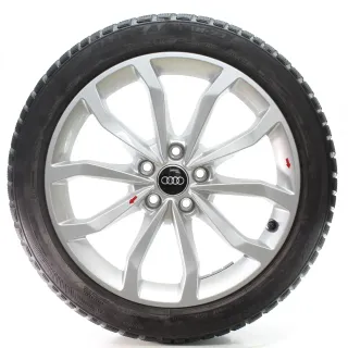 Audi A4 S4 8W Winterräder 10-Speichen V-Design Bridgestone 225/45R18 8W0601025ED - Bild 2