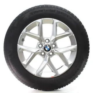 BMW X1 U11 X2 U10 Winterräder Y-Speiche 896 Conti/Pirelli 205/65R17 DOT23 689829 - Bild 1