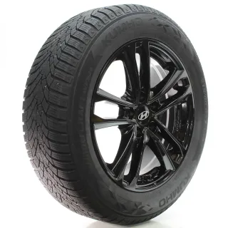 Hyundai Tucson TL iX35 EL Winterräder Schwarz Kumho 215/60R17 DOT25 KBA53968 - Bild 6