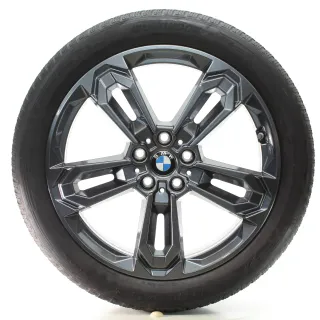 BMW X1 U11 X2 U10 Winterräder Doppelspeiche 1041 Hankook 195/55R19 DOT24 5A661A8 - Bild 3