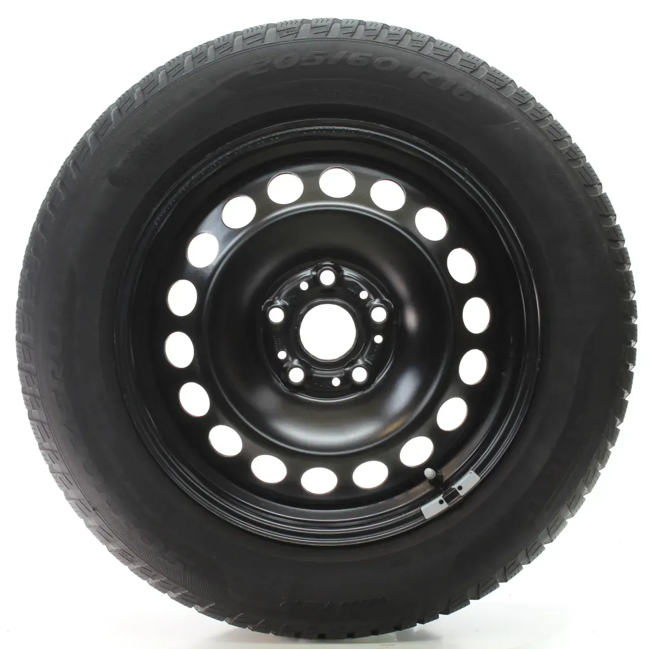 VW Touran 5T1 Winterräder Stahl Pirelli 205/60R16 96H DOT25 5QA601027C/E - Bild 1