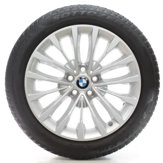 BMW 5er G30 G31 Winterräder W-Speiche 632 Pirelli 245/45R18 100V DOT23 6863418 - Bild 3