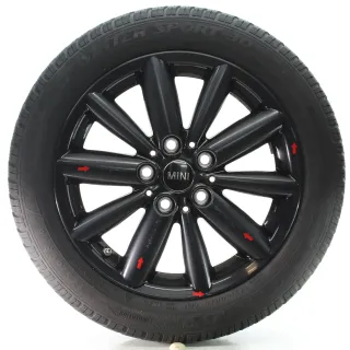 MINI Cooper F55 F56 F57 Winterräder Radial Spoke 508 Dunlop 175/60R16 6866674 - Bild 2