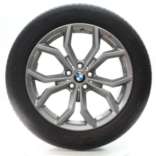 BMW X3 F97 X4 F98 Sommerräder Y-Speiche 694 Bridgestone 245/50R19 105W 6877328 - Bild 2