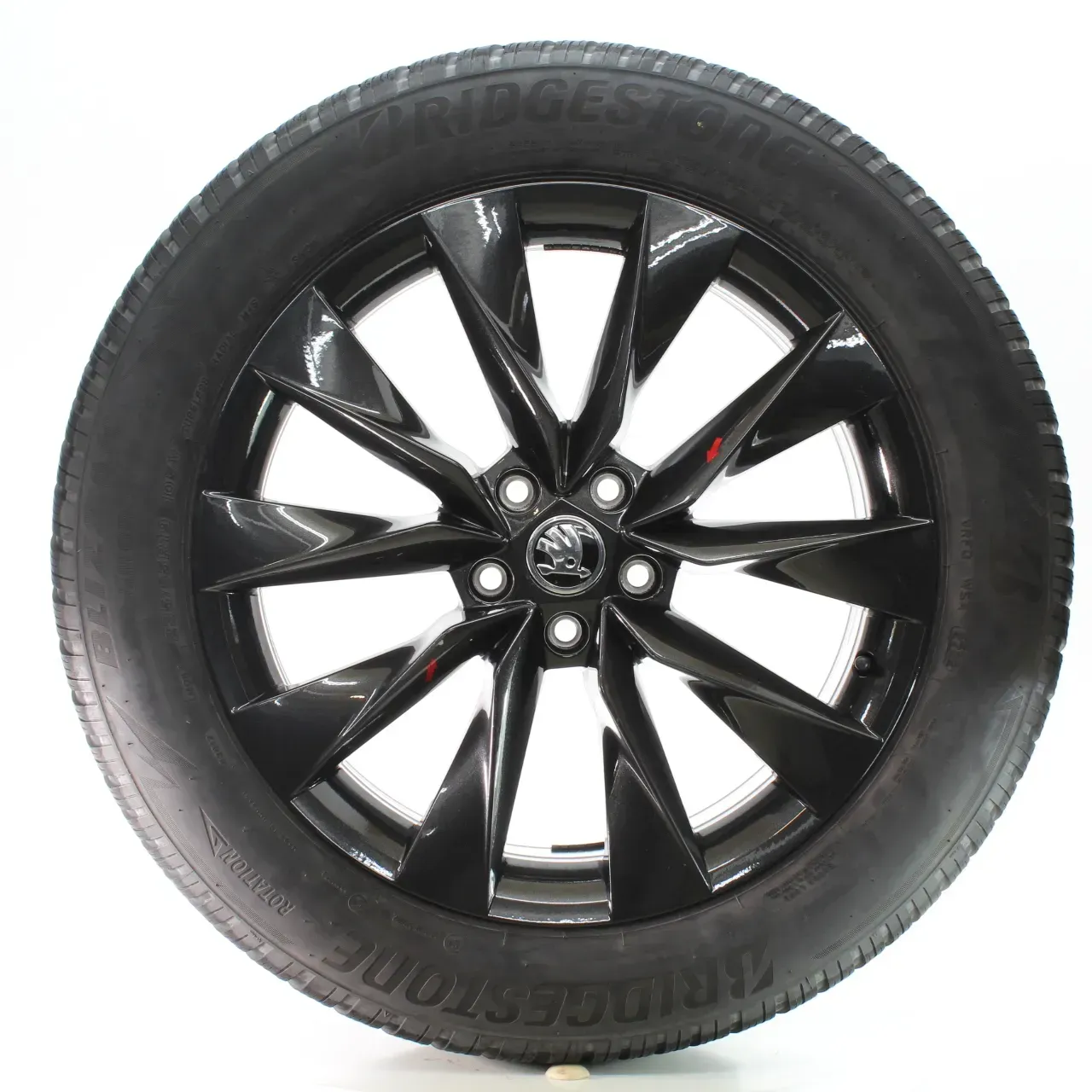 Skoda Enyaq IV 5A Winterräder Crystal Schwarz Bridgestone 235/55R19 5LA601025AP - Bild 1