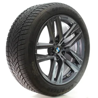 BMW 4er GC i4 G26 Winterräder Doppelspeiche 853 Goodyear 245/45R18 DOT24 6898768 - Bild 6